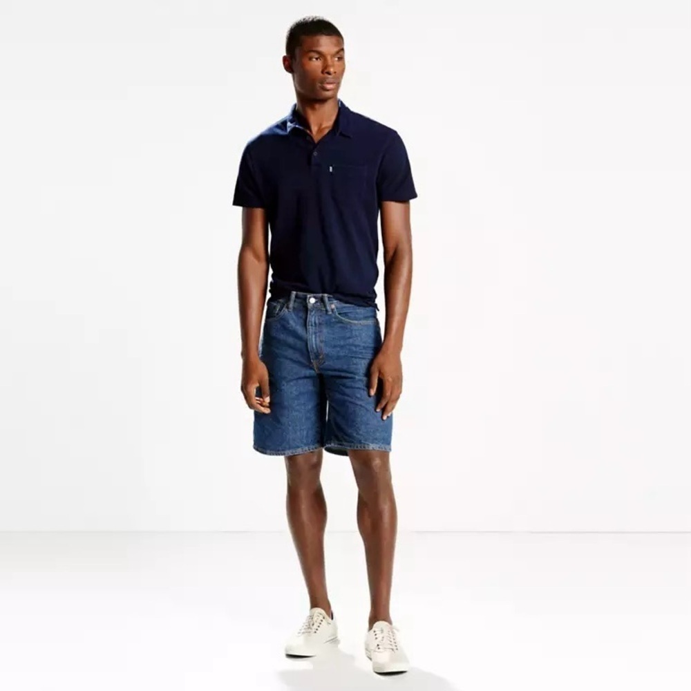 Levi’s 550 Relaxed Fit Denim Jean Shorts Blue Medium Wash Size 38